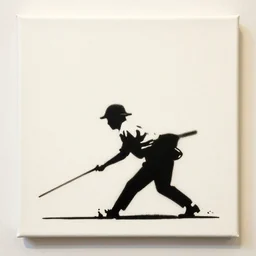 banksy art on canvas