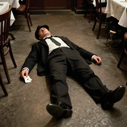 mafia boss joe masseria lays dead on a brooklyn restaurant floor holding the ace of spades, 1 9 3 1