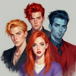 portrait, art by krenz cushart and loish and artgerm