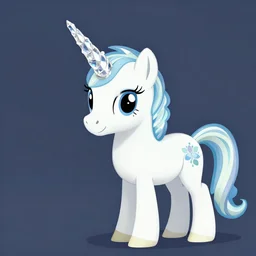 photo of a unicorn with a crystal horn