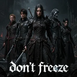 don't freeze by Greg Rutkowski, Sung Choi, Mitchell Mohrhauser, Maciej Kuciara, Johnson Ting, Maxim Verehin, Peter Konig, Bloodborne, 8k photorealistic, cinematic lighting, HD, high details, dramatic, dark atmosphere, trending on artstation