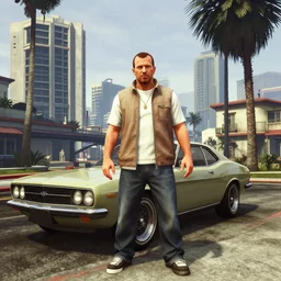 Vice city in GTA 6, ultra realistic