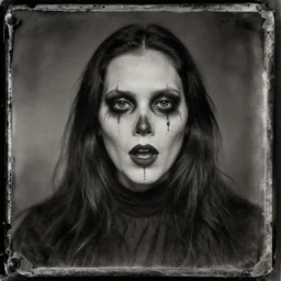 tintype photo of a nightmare