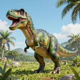 Jair Bolsonaro as a dinosaur