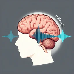 ( ( logo illustration ) ), sound wave, brain, mind, attention, tatsuro kiuchi, victo ngai, kilian eng, hiroshi nagai, minimalist, vector art, popular on behance, [ [ award winning ] ]