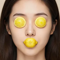 “ a lemon that is a woman face”