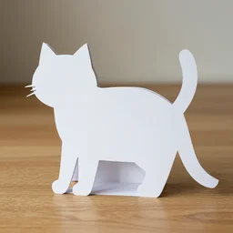Ikea Assembly instructions to assemble a cat, sheet of paper