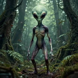 An award winning dangerous nature photograph of an alien by David Yarrow
