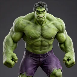 Bernie Sanders cast as The Hulk, still from marvel movie, hyperrealistic, 8k, Octane Render,