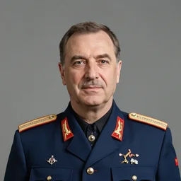 sovietic portrait of mariano rajoy as an ussr communist general