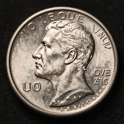 macro shot of a us quarter illustration