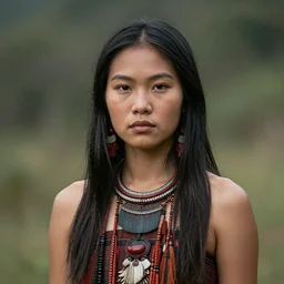 asian tribal female by Jimmy Nelson