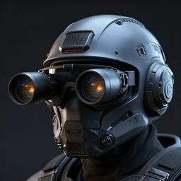 telescopic vision goggles tactical operative combat future nano tech helmet sleek digital painting highly detailed render 4 k 8 k hd trending on artstation