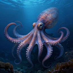epic professional digital art of hungry aquatic octopod underwater, blue atmospheric lighting, underwater octopod, painted, intricate, detailed, detailed, foreboding, by leesha hannigan, wayne haag, reyna rochin, ignacio fernandez rios, mark ryden, iris van herpen, epic, stunning, gorgeous, much wow, cinematic, masterpiece.