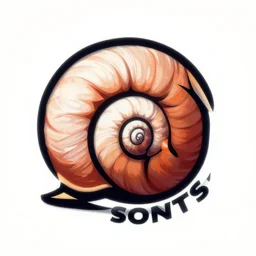 snail sports team logo, epic, best, awesome, creative, athletic, no text