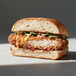 fried chicken breast sandwich