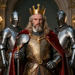 king author and the knights of mcdonalds, highly detailed, high quality, high resolution