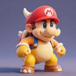 cute 3 d koopa from super mario world, unreal engine 5, octane render, detailed, cinematografic, cinema 4 d, nvidia ray tracing graphics, artstation, greg rutkowski style