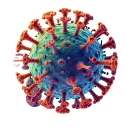 a colorful autostereogram of a mind virus
