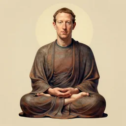 mark zuckerberg buddhist art