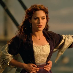 Renee Zellweger as rose in titanic (1998)