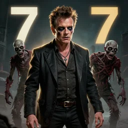 early morrissey as a zombie, 7 days to die zombie, fine art, award winning, intricate, elegant, sharp focus, cinematic lighting, rimlight, digital painting, 8 k concept art, art by z. w. gu, art by brom, art by michael hussar, 8 k
