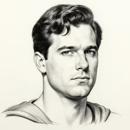 silent bob kevin smith!!! jim lee!!! flat ink sketch by jim lee face close up headshot superman costume in the style of jim lee, x - men superhero comic book character by jim lee