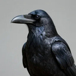 epic professional digital portrait art of a human - crow hybrid creature, crow head, crow beak, feathered humanoid torso by bill hillier