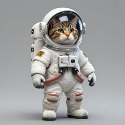 concept art, cat in astronout suit, detailed digital art, by blow studio