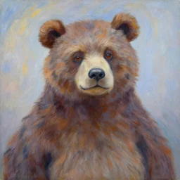 Portrait of Freddy Fazbear painted by Monet
