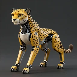 Cheetah robot, Arnold Render,  Trending of Artstation.