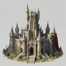 heroes of might and magic, elven castle, concept art
