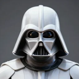 realistic white templar knight helm design inspired by darth vader, epic scale, character concept art, face symmetry, intricate accurate details, artstation trending, octane render, cinematic color grading, soft light, rule of thirds, golden ratio, like a professional model, cinematic, 8 k, clear.