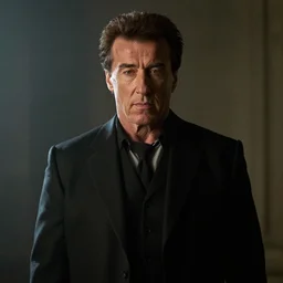 sylvester stallone playing edgar allen poe, cinematic, dramatic, mood lighting