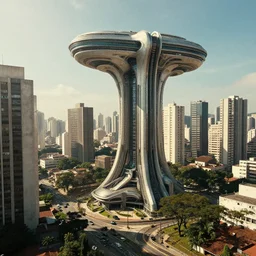 sao paulo in the year 2 0 7 0, solarpunk, sci fi, cinematic