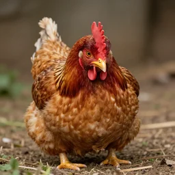sad chicken