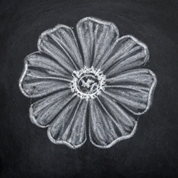 A Chalk drawing