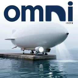 1 9 7 9 omni magazine cover of blimp with a floodlight searching over the water near tokyo. art in bladerunner 2 0 4 9 style by dali, and vincent di fate