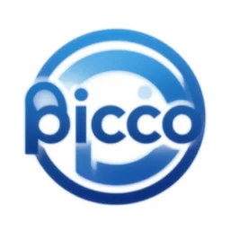 picso logo, blue and white, cad cam cae