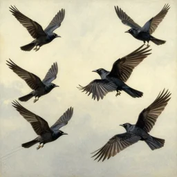 the wild black scavengers of the skies cathartes aura regnans, by anton semonov, shaun tan, agostino arrivabene