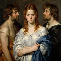 a beautiful painting of emma watson by john everett millais and dante gabriel rossetti and john collier and john william waterhouse, preraphaelite, detailed, trending on artstation, hd, masterpiece