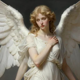 portrait of an angel, intricate, elegant, highly detailed, ray tracing, digital painting, artstation, concept art, smooth, sharp focus, illustration, art by artgerm and greg rutkowski and alphonse mucha 8 k