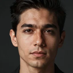 closeup headshot photo of a latino man in his late thirties