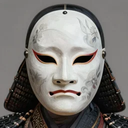 sentient samurai mask, inspired by luis rollo, close - up portrait, intricate, elegant, volumetric lighting, scenery, digital painting, highly detailed, artstation, sharp focus, illustration, concept art,, ruan jia, steve mccurry, john berkey, hd