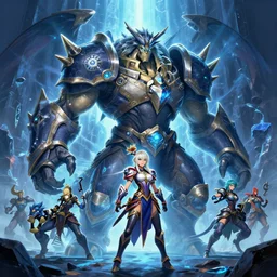 nergigante boss of monster hunter world iceborn worldboss guild raid digital painting bioluminance alena aenami artworks in 4 k design by lois van baarle by sung choi by john kirby and artgerm style pascal blanche and magali villeneuve