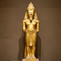 golden amazon statue benin