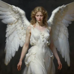 a beautiful angel in the style of H. R. Giger, realistic painting, high definition, digital art, matte painting, very detailed, realistic