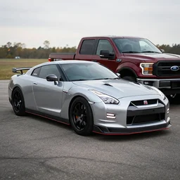 Nissan GT-R R35 as Pickup F150 Ford