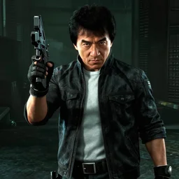 game screenshot of jackie chan in dead space 1