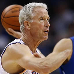 close up of george w bush playing professional basketball, sports photography